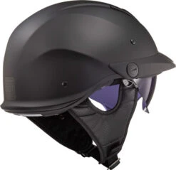 LS2 Rebellion Helmet Solid -Motorcycle Helmet Store ls2 rebellion helmet solid matte black back right 25163.1617200966