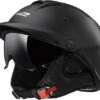 LS2 Rebellion Helmet Solid -Motorcycle Helmet Store ls2 rebellion helmet solid matte black left 40695.1617200949