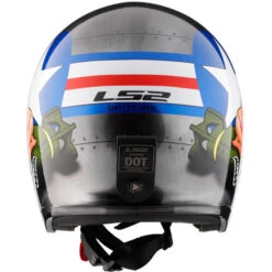 LS2 Spitfire Bomb Rider Helmet -Motorcycle Helmet Store ls2 spitfire bomb rider helmet back 94528.1617200085