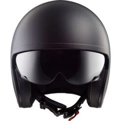 LS2 Spitfire Helmet Solid -Motorcycle Helmet Store ls2 spitfire helmet solid matte black front 17532.1617197847