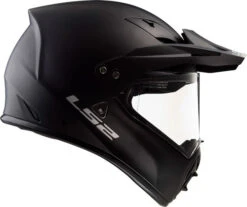 LS2 Street Fighter Helmet Solid -Motorcycle Helmet Store ls2 street fighter helmet solid matte black left peak visor 27375.1617070384