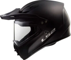 LS2 Street Fighter Helmet Solid -Motorcycle Helmet Store ls2 street fighter helmet solid matte black right peak visor 36968.1617070383