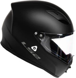 LS2 Street Fighter Helmet Solid -Motorcycle Helmet Store ls2 street fighter helmet solid matte black right 19390.1617070368