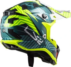 LS2 Subverter Evo Astro Helmet -Motorcycle Helmet Store ls2 subverter evo astro helmet cobalt hi vis yellow back 93243.1633132249