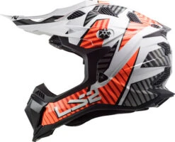 LS2 Subverter Evo Astro Helmet -Motorcycle Helmet Store ls2 subverter evo astro helmet white orange left 48924.1633132249