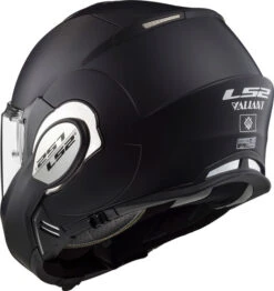 LS2 Valiant Helmet Matte Black -Motorcycle Helmet Store ls2 valiant helmet solid matte black back left 90489.1617189677
