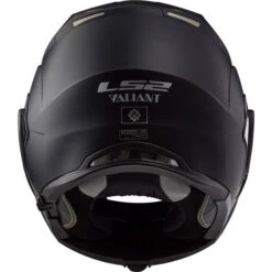 LS2 Valiant Helmet Matte Black -Motorcycle Helmet Store ls2 valiant helmet solid matte black back 72161.1617189679