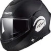 LS2 Valiant Helmet Matte Black -Motorcycle Helmet Store ls2 valiant helmet solid matte black front left 02210.1617189648