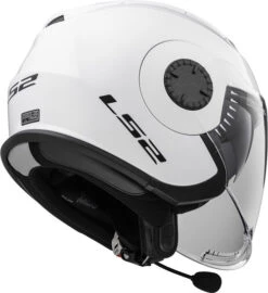 LS2 Verso Helmet Solid -Motorcycle Helmet Store ls2 verso helmet solid white bottom 61851.1617196559