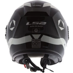 LS2 Verso Rave Helmet -Motorcycle Helmet Store ls2 verso rave helmet glow in the dark back 62774.1617194919