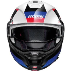 Nolan N100-5 Hilltop Helmet -Motorcycle Helmet Store nolan 100 5 hilltop helmet blue white red front 00378.1683788457
