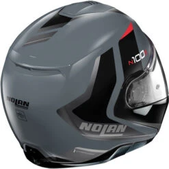 Nolan N100-5 Hilltop Helmet -Motorcycle Helmet Store nolan 100 5 hilltop helmet grey black back 46653.1683788432