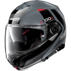 Nolan N100-5 Hilltop Helmet -Motorcycle Helmet Store nolan 100 5 hilltop helmet grey black 11005.1683788410