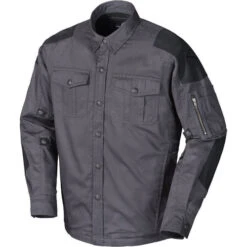 Scorpion Abrams Riding Shirt -Motorcycle Helmet Store scorpion abrams riding shirt grey 30683.1573609013