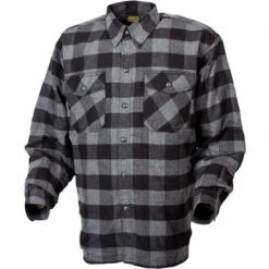 Scorpion Covert Moto Flannel Shirt -Motorcycle Helmet Store scorpion covert flannel shirt black gray 08287.1596613765