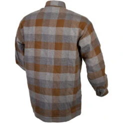 Scorpion Covert Moto Flannel Shirt -Motorcycle Helmet Store scorpion covert flannel shirt tan brown back 12799.1573609830