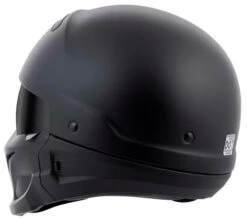 Scorpion Covert Helmet Solids -Motorcycle Helmet Store scorpion covert helmet matte black back left 54136.1518684626