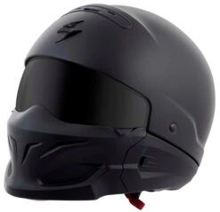 Scorpion Covert Helmet Solids -Motorcycle Helmet Store scorpion covert helmet matte black front tilt visor 61216.1518684580