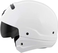 Scorpion Covert Helmet Solids -Motorcycle Helmet Store scorpion covert helmet white left 64129.1518684650