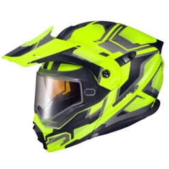 Scorpion EXO-AT950 Ellwood Helmet - Dual Shield -Motorcycle Helmet Store scorpion exo at950 ellwood snow hi viz 09571.1698283747