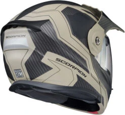 Scorpion EXO-AT950 Tucson Helmet Sand XS -Motorcycle Helmet Store scorpion exo at950 tucson helmet sand back 34298.1573509190