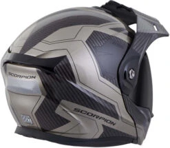 Scorpion EXO-AT950 Tucson Helmet Sand XS -Motorcycle Helmet Store scorpion exo at950 tucson helmet titanium back 02556.1553739030