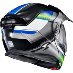 Scorpion EXO-AT950 Zec Snow Helmet - Dual Shield -Motorcycle Helmet Store scorpion exo at950 zec dual shield helmet blue hi viz back 05453.1698283366