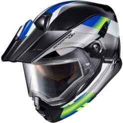 Scorpion EXO-AT950 Zec Snow Helmet - Dual Shield -Motorcycle Helmet Store scorpion exo at950 zec dual shield helmet blue hi viz top 03457.1698283363