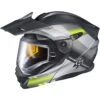 Scorpion EXO-AT950 Zec Snow Helmet - Dual Shield -Motorcycle Helmet Store scorpion exo at950 zec dual shield helmet grey hi viz 15147.1698282959