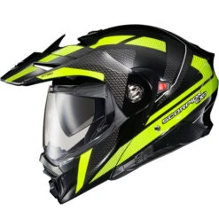 Scorpion EXO-AT960 Hicks Helmet -Motorcycle Helmet Store scorpion exo at960 hicks helmet black hi vis 81513.1678438489