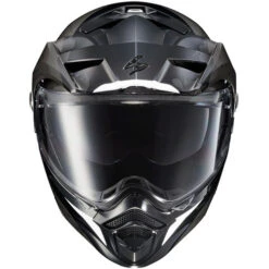 Scorpion EXO-AT960 Topographic Helmet -Motorcycle Helmet Store scorpion exo at960 topographic helmet black white front 12249.1678437377