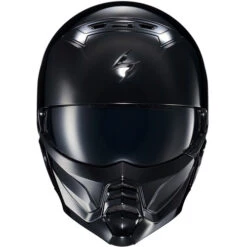Scorpion EXO Covert 2 Helmet -Motorcycle Helmet Store scorpion exo covert 2 helmet black front 63990.1699014835