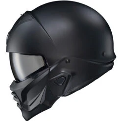 Scorpion EXO Covert 2 Helmet -Motorcycle Helmet Store scorpion exo covert 2 helmet matte black left 09348.1699014850
