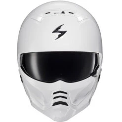 Scorpion EXO Covert 2 Helmet -Motorcycle Helmet Store scorpion exo covert 2 helmet white front 36179.1699014880