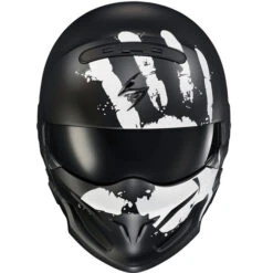 Scorpion Covert Uruk Helmet -Motorcycle Helmet Store scorpion exo covert uruk helmet matte white front 57760.1663726674