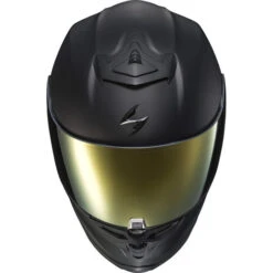 Scorpion EXO-R1 Air Helmet Solid -Motorcycle Helmet Store scorpion exo r1 air helmet solid matte black top gold shield 85760.1579132464