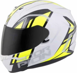 Scorpion EXO-R320 Endeavor Helmet -Motorcycle Helmet Store scorpion exo r320 endeavor helmet white neon hi viz left 95375.1518530122