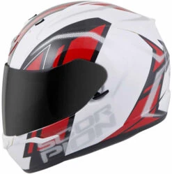Scorpion EXO-R320 Endeavor Helmet -Motorcycle Helmet Store scorpion exo r320 endeavor helmet white red left 94411.1518530122