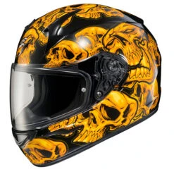 Scorpion EXO-R320 Skull-E Helmet -Motorcycle Helmet Store scorpion exo r320 skull e orange left side 03531.1663840582