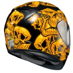 Scorpion EXO-R320 Skull-E Helmet -Motorcycle Helmet Store scorpion exo r320 skull e orange rear 83529.1663840594