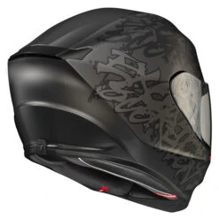 Scorpion EXO-R420 Grunge Helmet -Motorcycle Helmet Store scorpion exo r420 grunge matte phantom rear 74538.1663843128