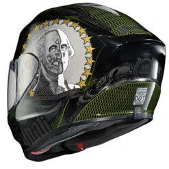 Scorpion EXO-R420 Illuminati 2 Helmet -Motorcycle Helmet Store scorpion exo r420 illuminati 2 helmet black back left 39491.1639529159