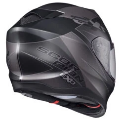 Scorpion EXO-T520 Factor Helmet -Motorcycle Helmet Store scorpion exo t520 factor helmet phantom black back right 18937.1639485979