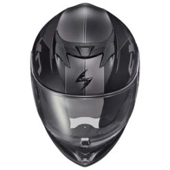 Scorpion EXO-T520 Factor Helmet -Motorcycle Helmet Store scorpion exo t520 factor helmet phantom black front 25926.1639485949