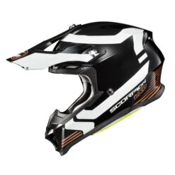 Scorpion VX-16 Format Helmet -Motorcycle Helmet Store scorpion exo vx16 format gold black left 84309.1664236668