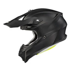 Scorpion VX-16 Helmet Solids -Motorcycle Helmet Store scorpion exo vx16 solid matte black profile left 57624.1663880443
