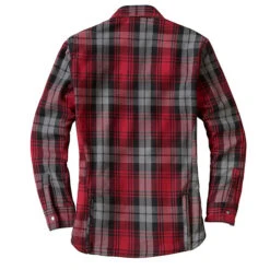 Scorpion Covert Moto Women's Flannel Shirt -Motorcycle Helmet Store scorpion exo womens red grey black rear 49341.1664541900