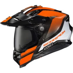 Scorpion EXO XT9000 Carbon Trailhead Helmet -Motorcycle Helmet Store scorpion exo xt9000 carbon trailhead helmet orange 33855.1678427793