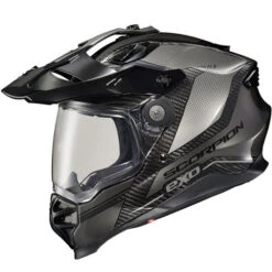 Scorpion EXO XT9000 Carbon Trailhead Helmet -Motorcycle Helmet Store scorpion exo xt9000 carbon trailhead helmet phantom clear shield 73797.1678427646