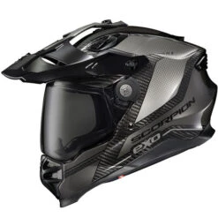Scorpion EXO XT9000 Carbon Trailhead Helmet -Motorcycle Helmet Store scorpion exo xt9000 carbon trailhead helmet phantom smoke shield 51844.1678756968